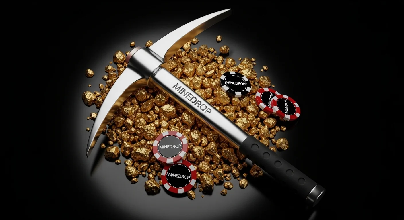 Mobile interface showing the mining grid